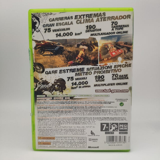 Fuel X360 Xbox 360 Codemasters Pal Ita (USATO)