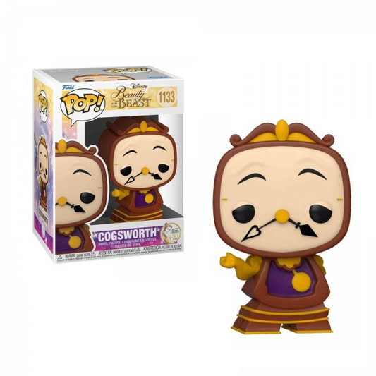 Funko Pop 1133 Disney Beauty and the Beast Cogsworth