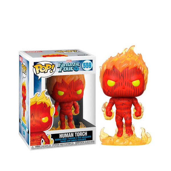 Funko Pop 559 Marvel Fantastic Four Human Torch
