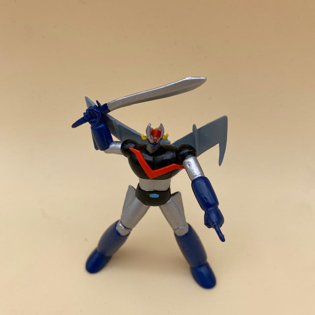 Il Grande Mazinga - Great Mazinger Bandai Minifigure 9 CM , blu , rosso e grigio