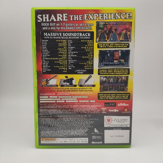 Guitar Hero World Tour X360 Xbox 360 Activision Pal Uk Bundle Copy (USATO)