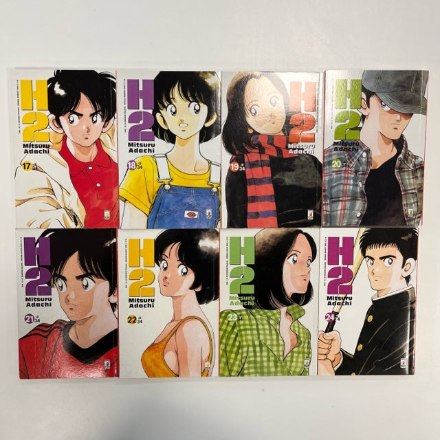 H2 Manga Mitsuru Adachi Star Comics Serie Completa 1-34