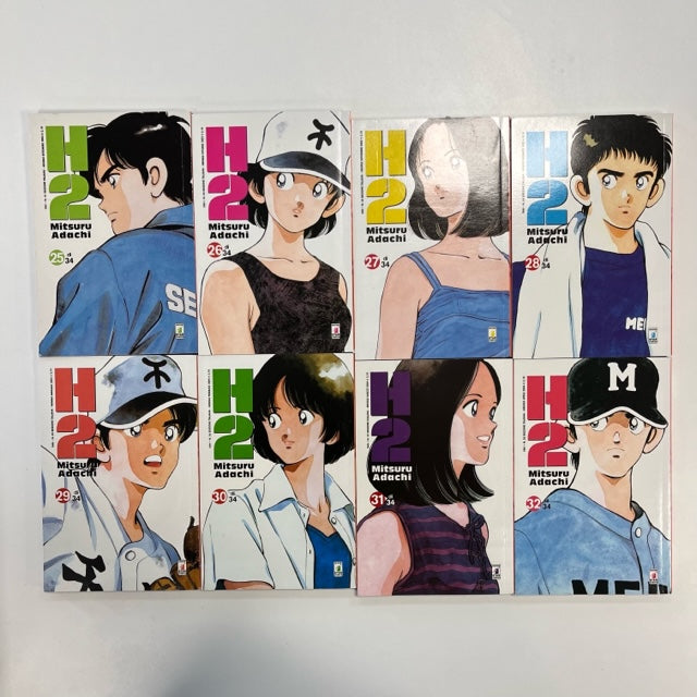 H2 Manga Mitsuru Adachi Star Comics Serie Completa 1-34