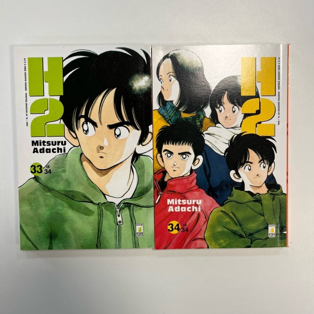 H2 Manga Mitsuru Adachi Star Comics Serie Completa 1-34