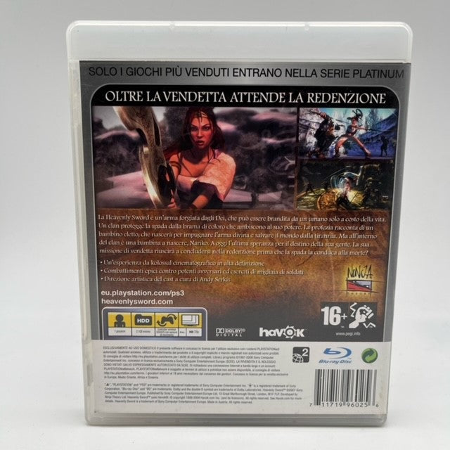 Heavenly Sword Platinum Sony Playstation 3 Pal Ita (USATO)
