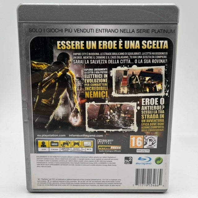 Infamous Platinum Sony Playstation 3 Pal Ita (USATO)