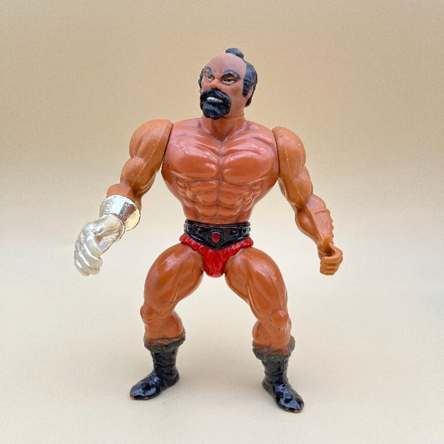 Jitsu Masters of the Universe MOTU Mattel 1983, personaggio con mano metallica