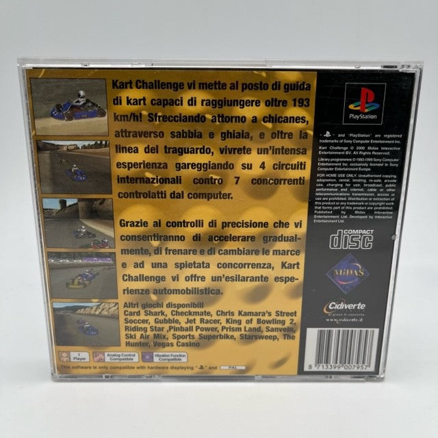 Kart Challenge Sony Playstation 1 Pal Ita (USATO)