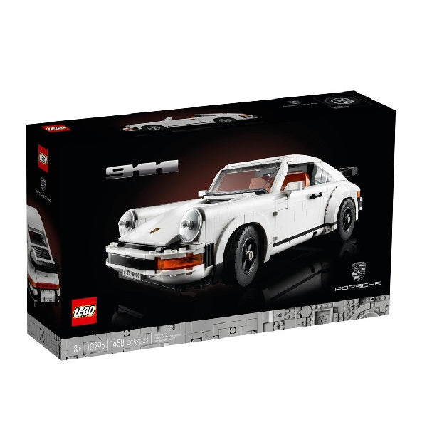 Confezione originale Lego con loghi creator expert porsche 911 colori nero grigio bianco arancio