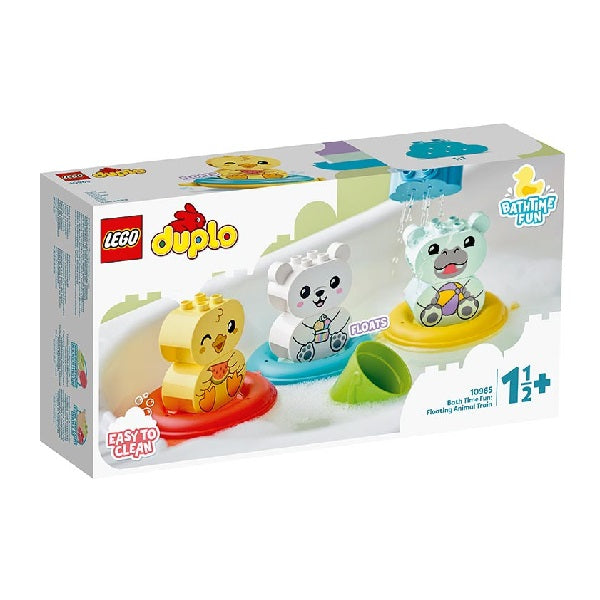 Confezione originale Lego con loghi Duplo treno animali galleggiante colori rosso giallo azzurro
