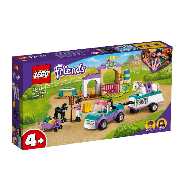 Confezione originale Lego con loghi friends addestramento equestre colori verde bianco viola azzurro