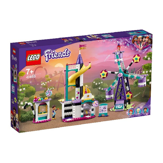 Confezione originale Lego con loghi friends ruota panoramica colori viola verde bianco azzurro