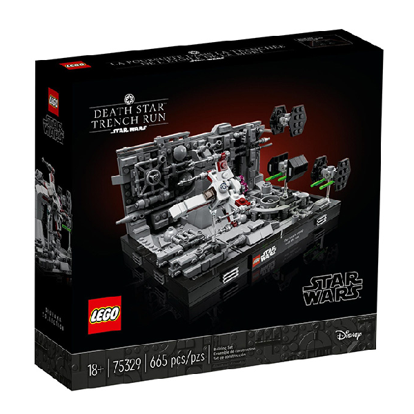 Set Lego Star Wars "Volo sulla trincea della Morte Nera), scatolato.