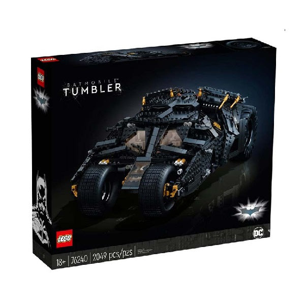 Confezione originale Lego con loghi technic super heroes batmobile tumbler colori nero grigio giallo