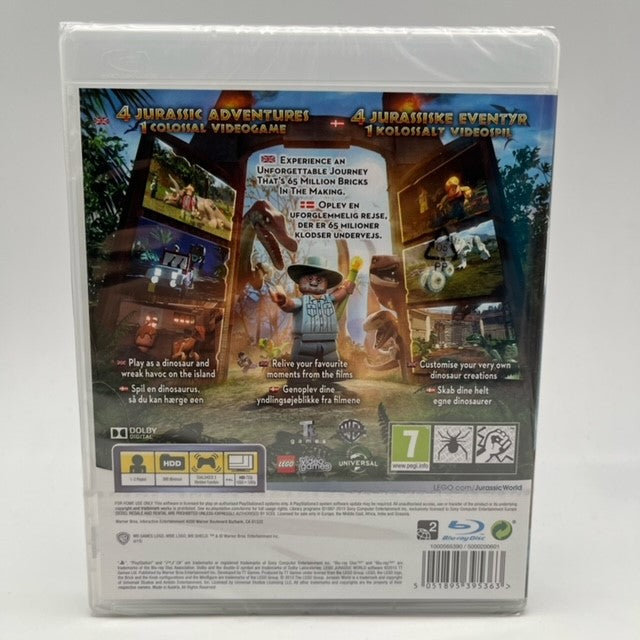 Lego Jurassic World Essentials Sony Playstation 3 Pal Uk (NUOVO)