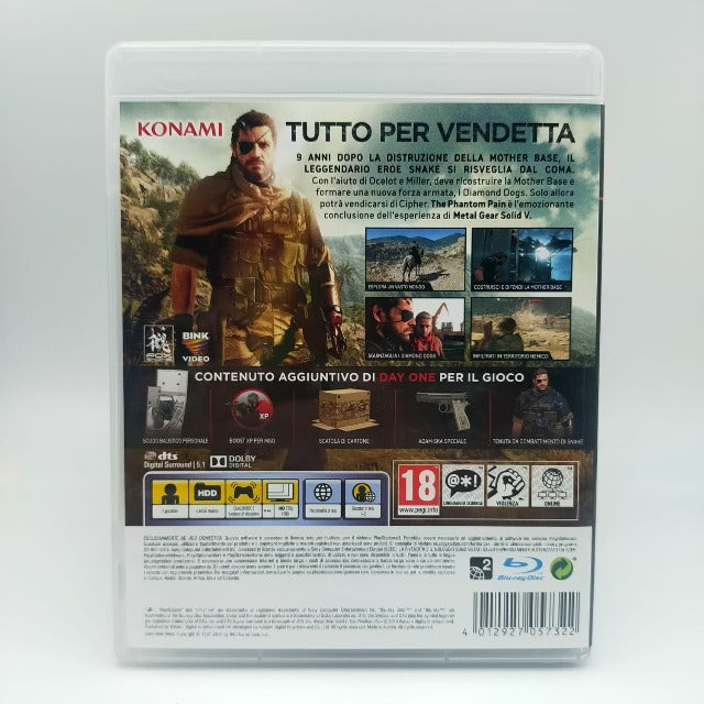 Metal Gear Solid V 5 The Phantom Pain-Day One Edition PS3 Playstation 3 Konami Pal Ita (USATO)