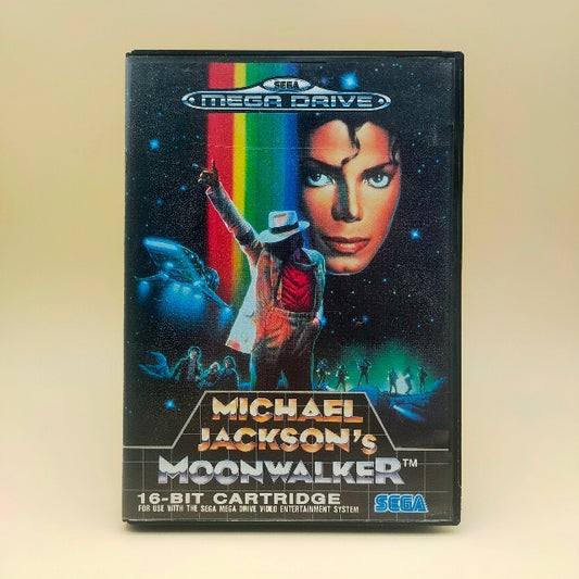 Michael Jackson's Moonwalker Sega Mega Drive PAL , michael jackson in copertina