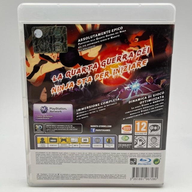 Naruto Shippuden Ultimate Ninja Storm 3 Sony Playstation 3 Pal Ita (USATO)