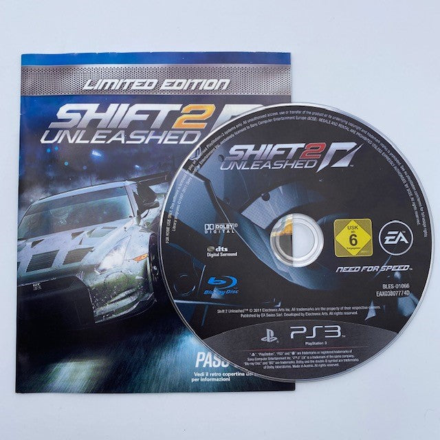 Need For Speed Shift 2 Unleashed Limited Edition Sony Playstation 3 Pal Ita (USATO)
