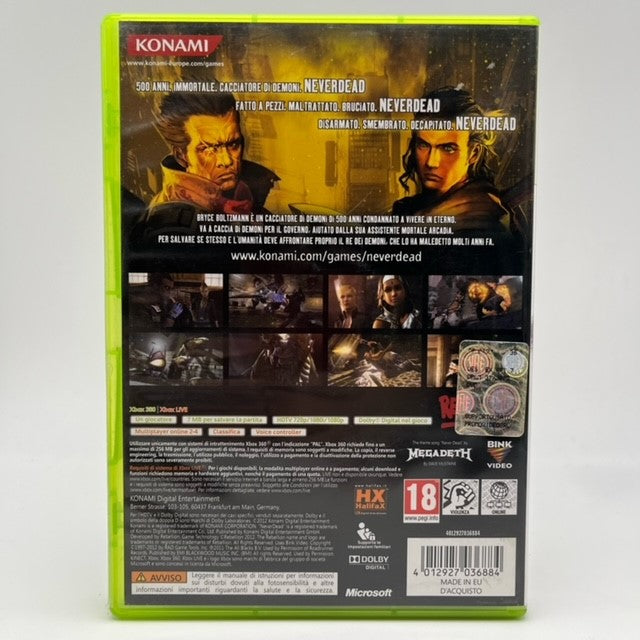 Neverdead Microsoft Xbox 360 Pal Ita (USATO)