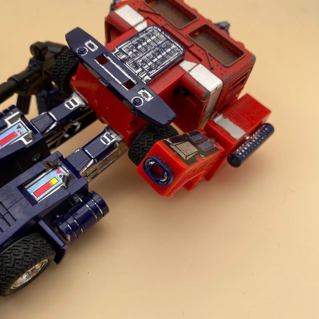 Transformers Autobot Optimus Prime - Commander - Hasbro 1980-82 Con Rimorchio
