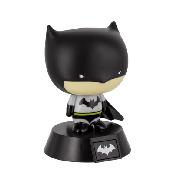 Mini Lampada a forma di personaggio Batman versione classica, costume grigio e nero