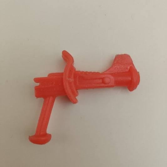 pistola/arma rossa di Man-e-Faces masters of the universe, motu, mattel