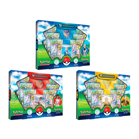 Box originale Collezione Speciale Squadra Pokemon GO (Blanche, Spark e Candela) ITA