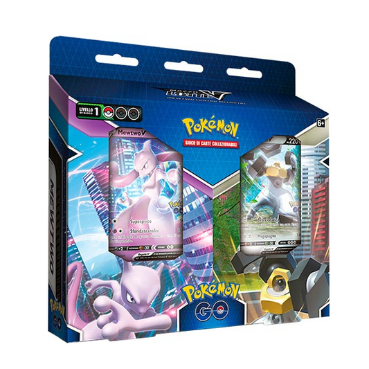 Pokemon GO V Battle Deck Bundle Mewtwo Melmetal (ITA)