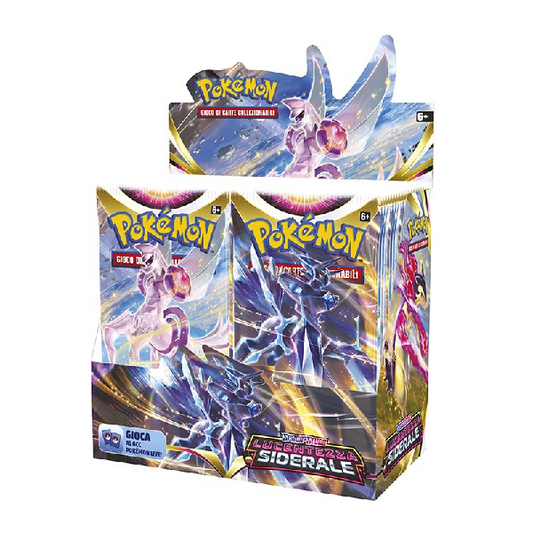 Pokemon Box 36 Buste Lucentezza Siderale (Spada e Scudo)
