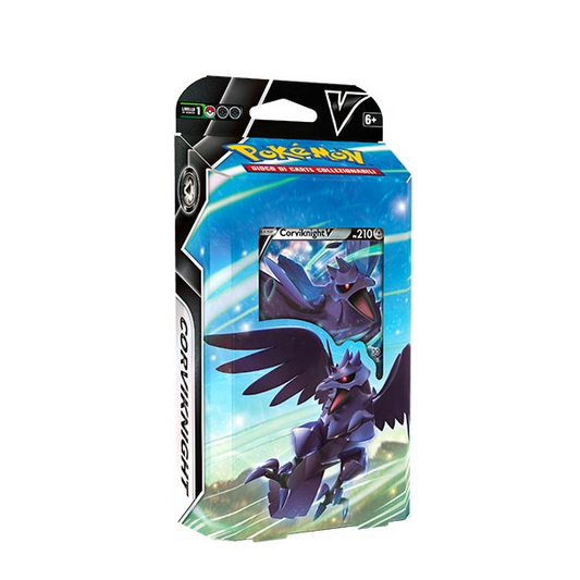 Confezione mazzo lotte V carte collezionabili pokemon, Corviknight