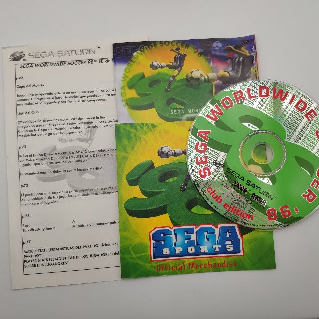 Sega Worldwide Soccer '98 Club Edition PAL MULTI Sega Saturn (USATO)