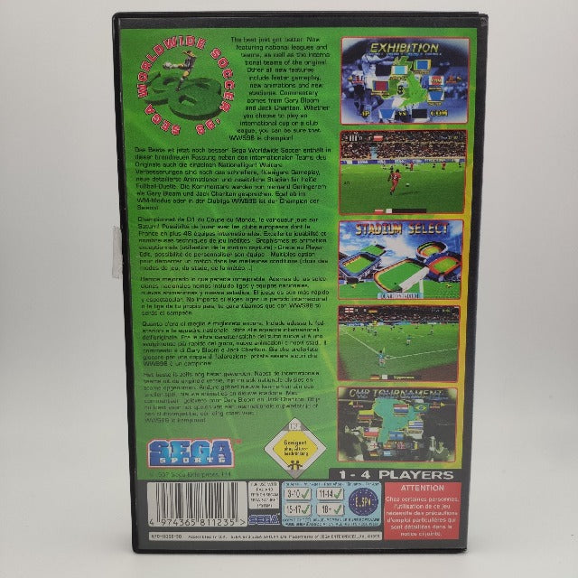 Sega Worldwide Soccer '98 Club Edition PAL MULTI Sega Saturn (USATO)