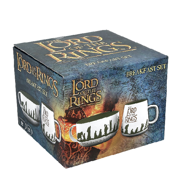 Set Colazione Signore degli Anelli LOTR Fellowship (Breakfast Set)