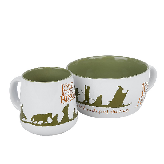 Set Colazione Signore degli Anelli LOTR Fellowship (Breakfast Set)