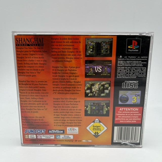 Shanghai True Valor Sony Playstation 1 Pal Multi (USATO)