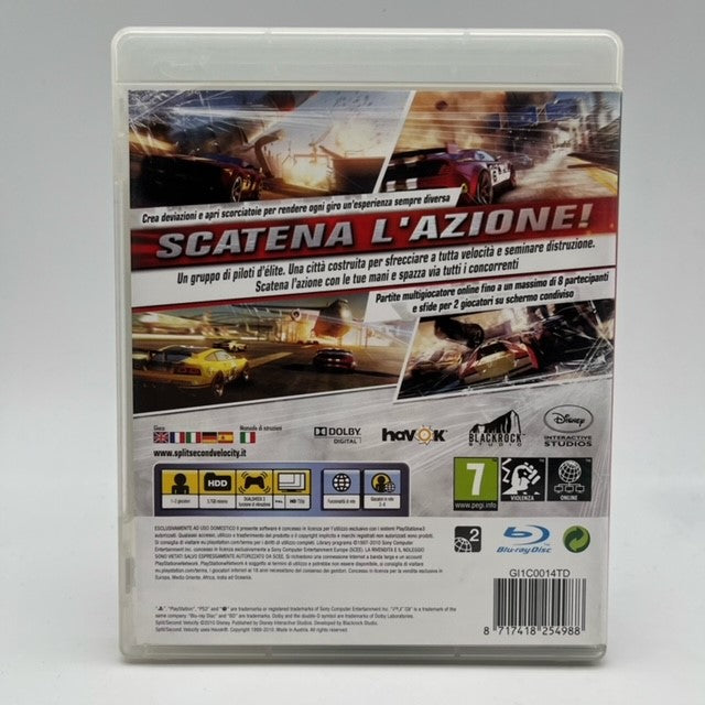 Split Second Velocity Sony Playstation 3 Pal Ita (USATO)