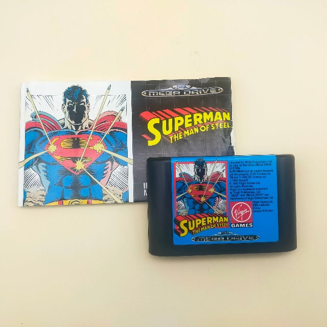 Superman The Man Of Steel Sega Mega Drive Virgin Games Pal (USATO)