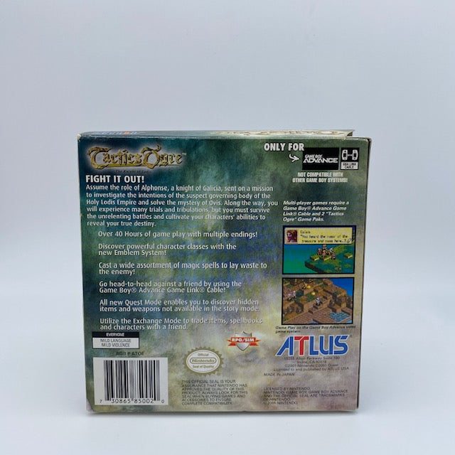 Tactics Ogre - The Knights Of Lodis GBA Game Boy Advance NTSC-USA (USATO)