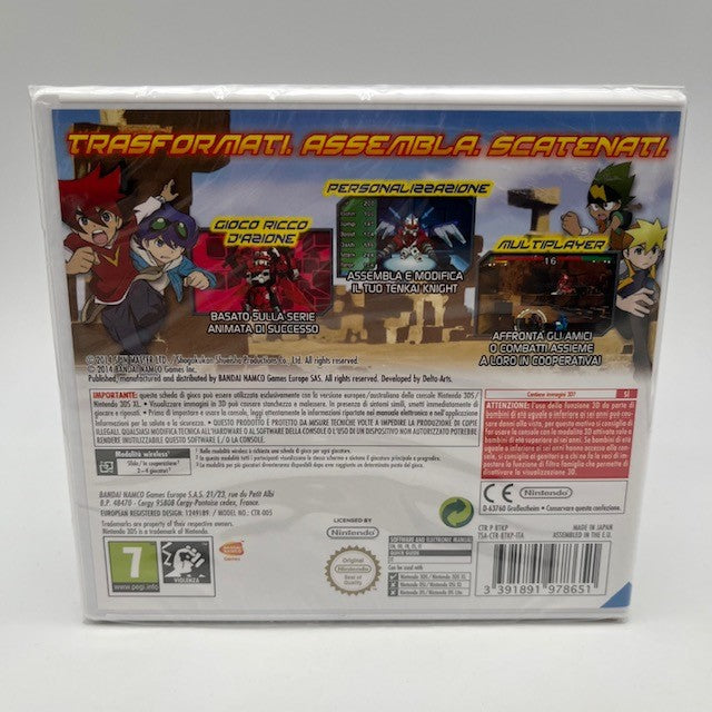 Tenkai Knights Brave Battle Nintendo 3DS Pal Ita (NUOVO)