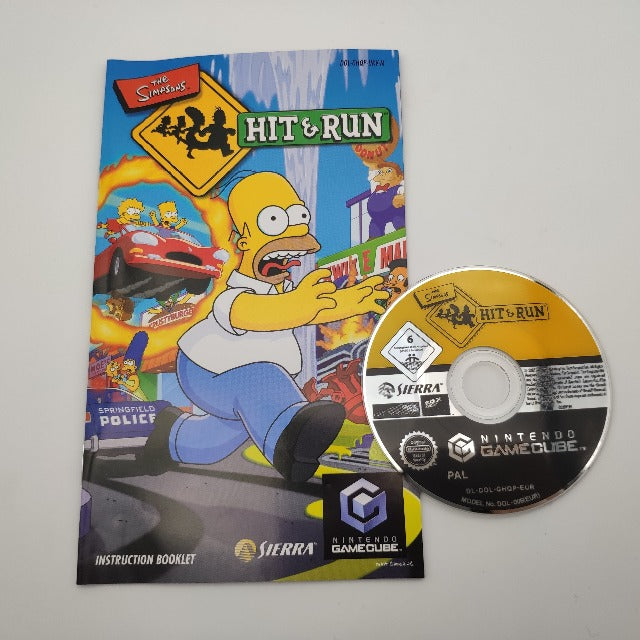 The Simpson Hit & Run PAL UK Triangolo Verde Gamencube (USATO)