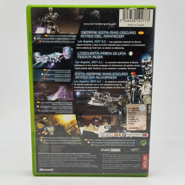 The Terminator Dawn Of Fate Microsoft Xbox Pal Multi (USATO)