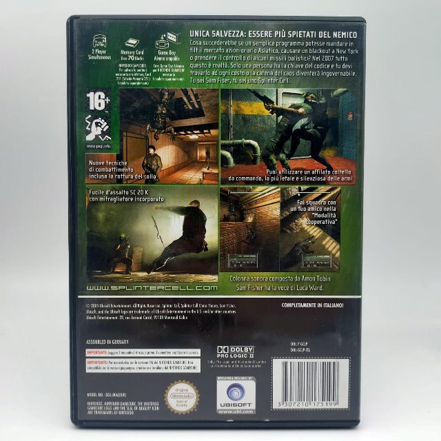 Tom Clancy's Splinter Cell Chaos Theory Nintendo Gamecube Pal Ita (USATO)