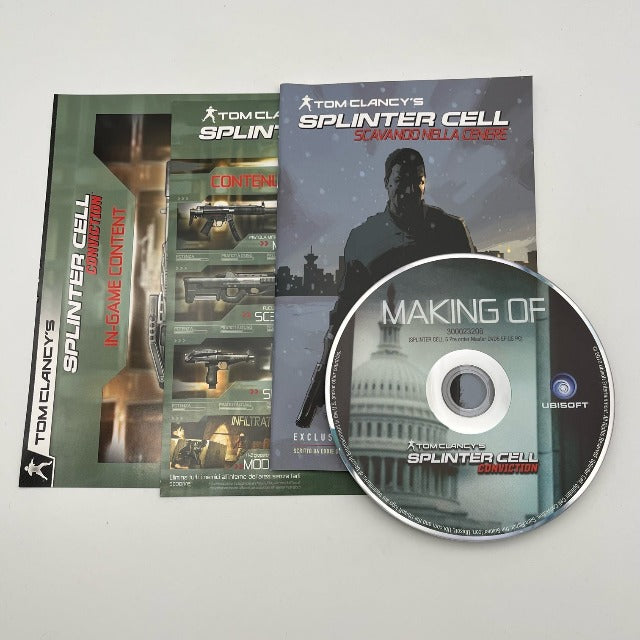 Tom Clancy's Splinter Cell Conviction Limited Collector's Edition + Bonus Preorder Xbox 360 PAL ITA (USATO)