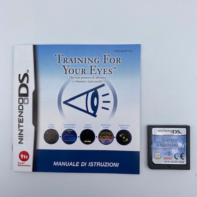 Training For Your Eyes Nintendo DS NDS Pal Ita (USATO)