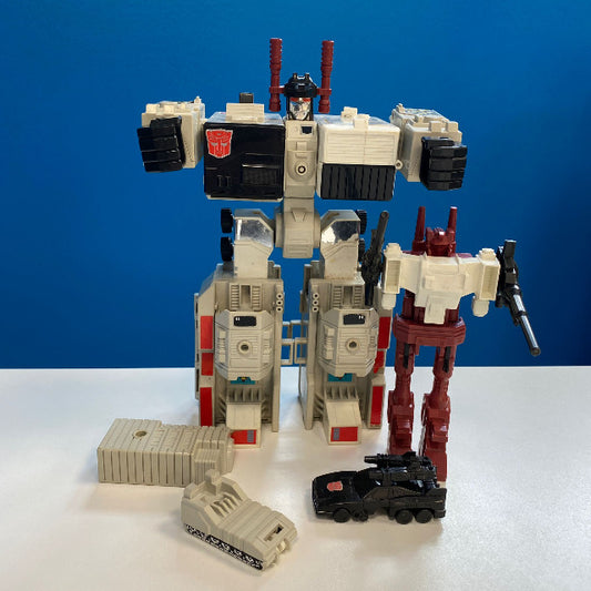 robot, bianco, nero, rosso mattone