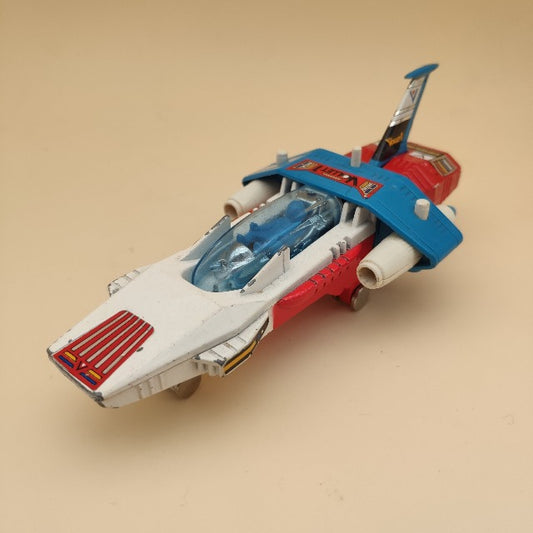 vollet 1 di captain harlock, orginale made in japan takatoku 1978, astronave bianca,blu,rossa