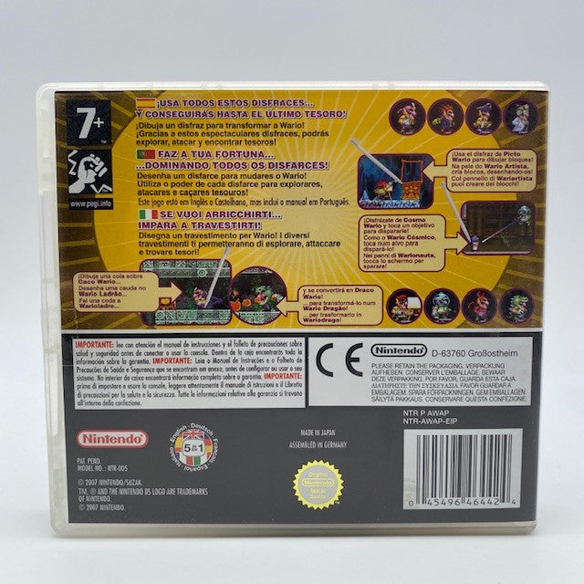 Wario Master Of Disguise Nintendo DS NDS Pal Multi (USATO)