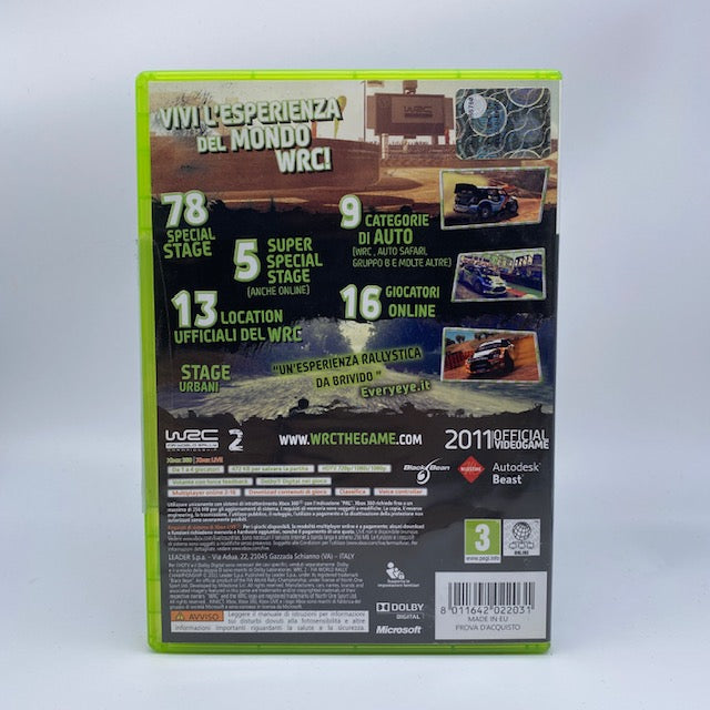 WRC 2 Fia World Rally Championship X360 Xbox 360 Pal Ita (USATO)