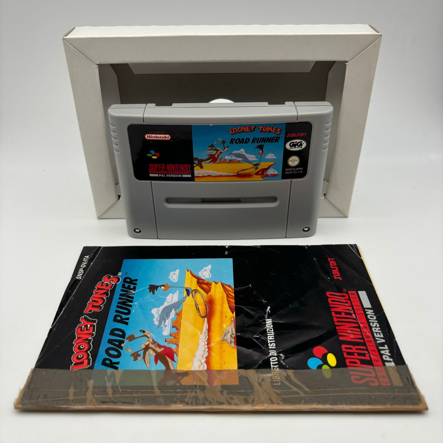 Looney Tunes Road Runner SNES Super Nintendo PAL ITA (Usato)